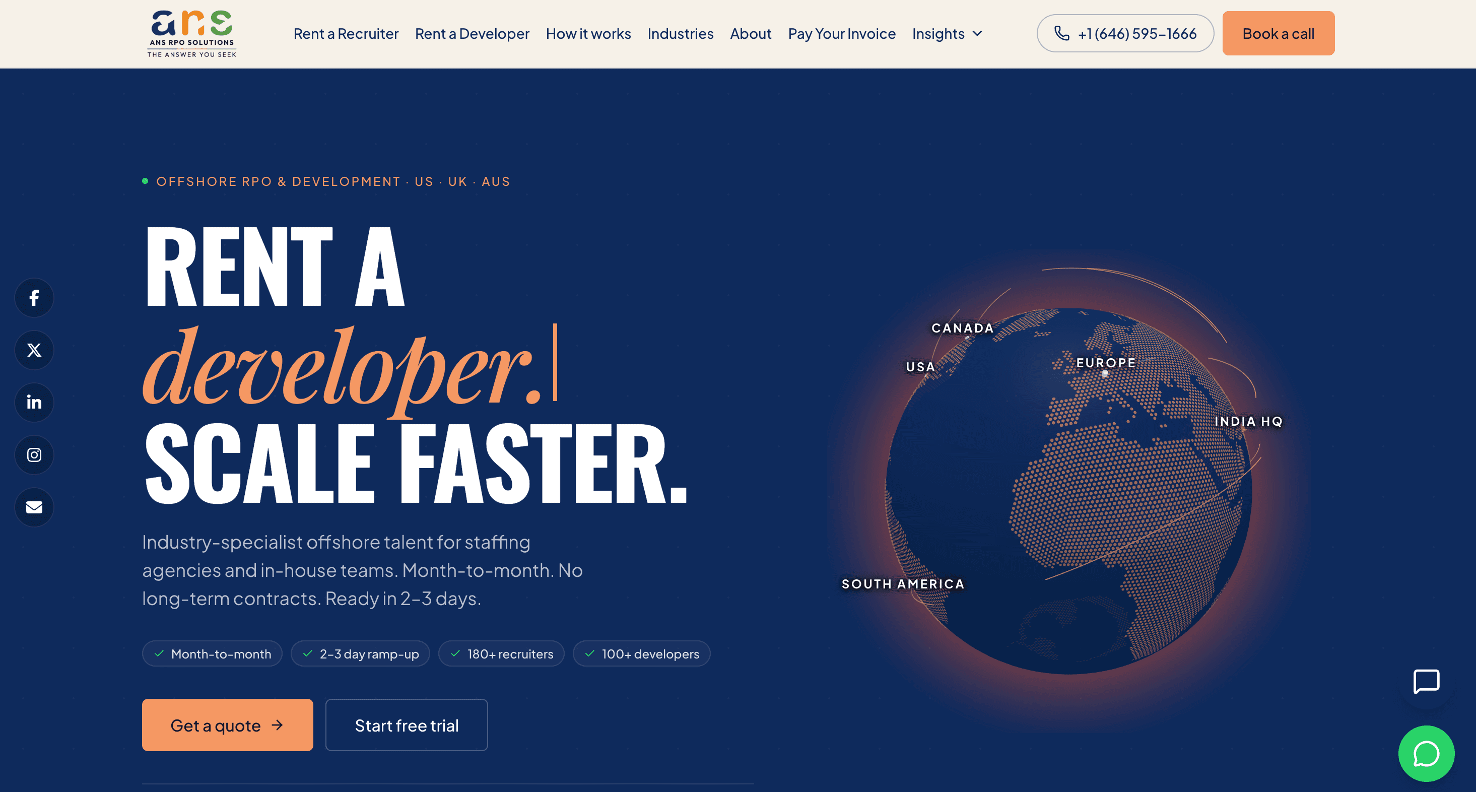 ANS RPO — Recruitment (RPO) website
