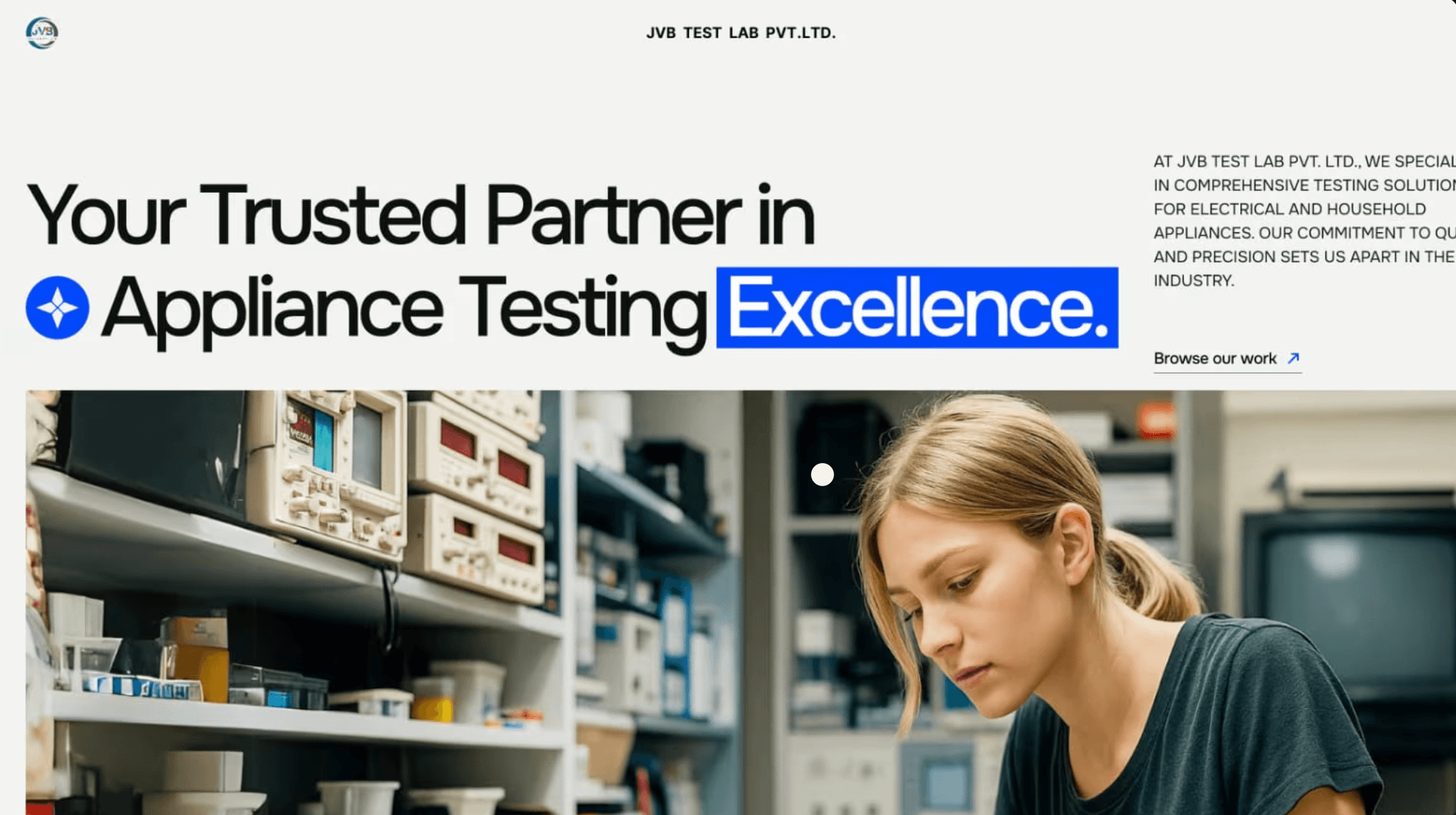 JVB Testing — Hardware Testing (US) website