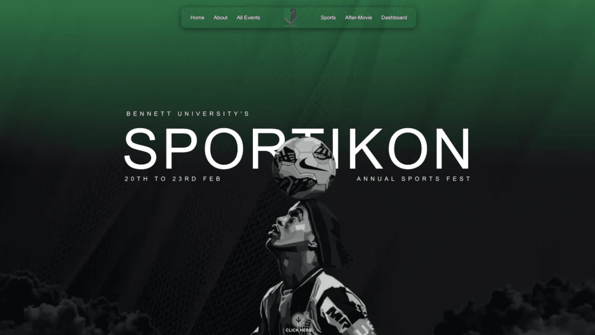 Sportikon — University Sports Fest website