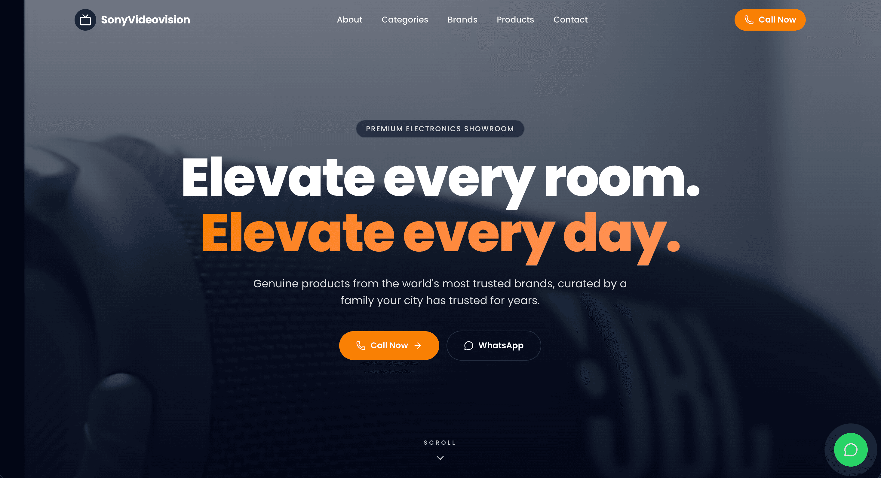 Sony Video Vision — Retail website